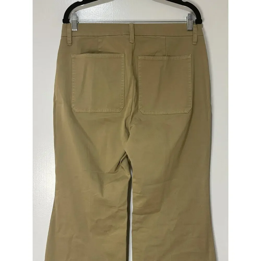 J. Crew Women's Khaki Stretch Pants Size 30 NWT Preppy Minimalist School